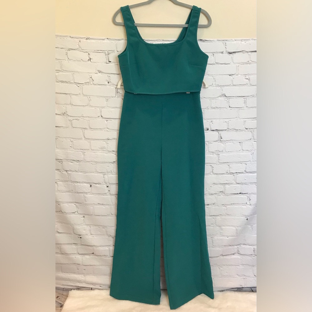 Sincerely Jules Teal Two Piece Jumpsuit size Medium